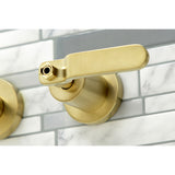 Whitaker Two-Handle 3-Hole Wall Mount Roman Tub Faucet