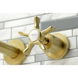 Hamilton Two-Handle 3-Hole Wall Mount Roman Tub Faucet