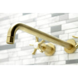 Hamilton Two-Handle 3-Hole Wall Mount Roman Tub Faucet