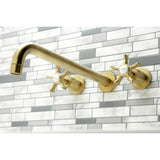 Hamilton Two-Handle 3-Hole Wall Mount Roman Tub Faucet