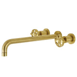 Belknap Two-Handle 3-Hole Wall Mount Roman Tub Faucet