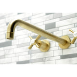 Millennium Two-Handle 3-Hole Wall Mount Roman Tub Faucet