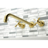 Millennium Two-Handle 3-Hole Wall Mount Roman Tub Faucet