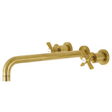 Millennium Two-Handle 3-Hole Wall Mount Roman Tub Faucet