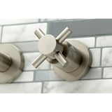 Concord Two-Handle 3-Hole Wall Mount Roman Tub Faucet