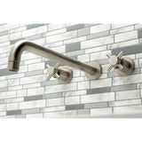 Concord Two-Handle 3-Hole Wall Mount Roman Tub Faucet