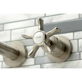 Hamilton Two-Handle 3-Hole Wall Mount Roman Tub Faucet