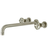 Belknap Two-Handle 3-Hole Wall Mount Roman Tub Faucet