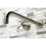 Millennium Two-Handle 3-Hole Wall Mount Roman Tub Faucet