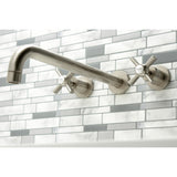Millennium Two-Handle 3-Hole Wall Mount Roman Tub Faucet