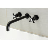 Metropolitan Two-Handle 3-Hole Wall Mount Roman Tub Faucet
