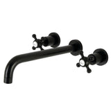 Metropolitan Two-Handle 3-Hole Wall Mount Roman Tub Faucet