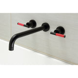 Kaiser Two-Handle 3-Hole Wall Mount Roman Tub Faucet