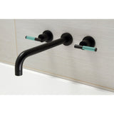 Kaiser Two-Handle 3-Hole Wall Mount Roman Tub Faucet