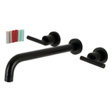 Kaiser Two-Handle 3-Hole Wall Mount Roman Tub Faucet