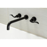 NuWave Two-Handle 3-Hole Wall Mount Roman Tub Faucet