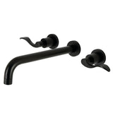 NuWave Two-Handle 3-Hole Wall Mount Roman Tub Faucet