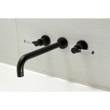 Kaiser Two-Handle 3-Hole Wall Mount Roman Tub Faucet