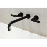 Whitaker Two-Handle 3-Hole Wall Mount Roman Tub Faucet