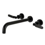 Whitaker Two-Handle 3-Hole Wall Mount Roman Tub Faucet