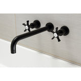 Hamilton Two-Handle 3-Hole Wall Mount Roman Tub Faucet