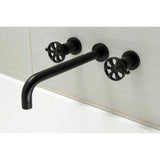 Belknap Two-Handle 3-Hole Wall Mount Roman Tub Faucet