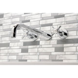 Essex Two-Handle 3-Hole Wall Mount Roman Tub Faucet