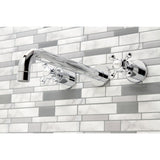 Metropolitan Two-Handle 3-Hole Wall Mount Roman Tub Faucet