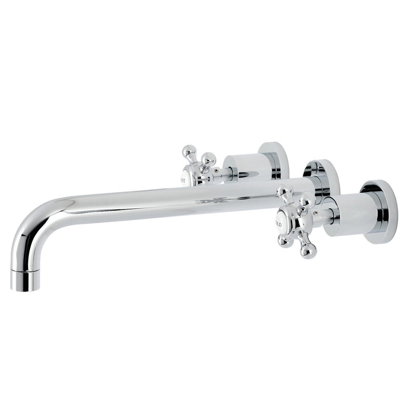 Metropolitan Two-Handle 3-Hole Wall Mount Roman Tub Faucet