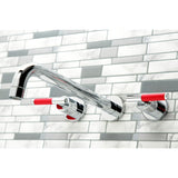 Kaiser Two-Handle 3-Hole Wall Mount Roman Tub Faucet