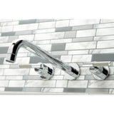 Kaiser Two-Handle 3-Hole Wall Mount Roman Tub Faucet