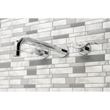 NuWave Two-Handle 3-Hole Wall Mount Roman Tub Faucet