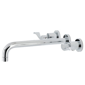 NuWave Two-Handle 3-Hole Wall Mount Roman Tub Faucet