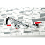 Kaiser Two-Handle 3-Hole Wall Mount Roman Tub Faucet