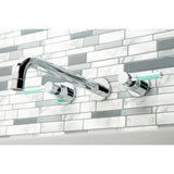 Kaiser Two-Handle 3-Hole Wall Mount Roman Tub Faucet