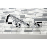 Kaiser Two-Handle 3-Hole Wall Mount Roman Tub Faucet