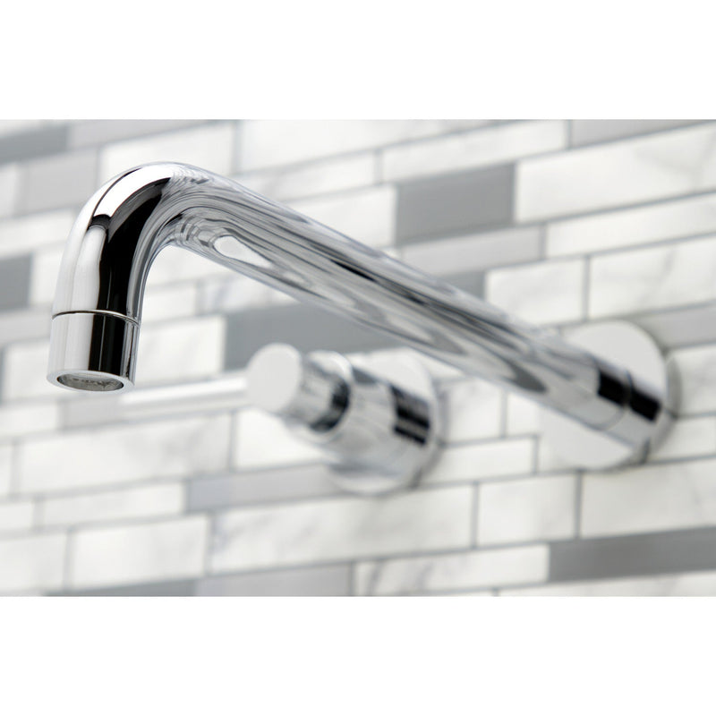Concord Two-Handle 3-Hole Wall Mount Roman Tub Faucet