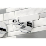 Whitaker Two-Handle 3-Hole Wall Mount Roman Tub Faucet