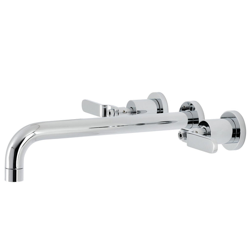 Whitaker Two-Handle 3-Hole Wall Mount Roman Tub Faucet