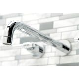 Milano Two-Handle 3-Hole Wall Mount Roman Tub Faucet