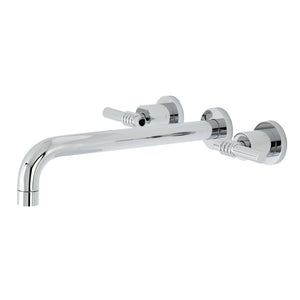 Milano Two-Handle 3-Hole Wall Mount Roman Tub Faucet