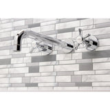 Hamilton Two-Handle 3-Hole Wall Mount Roman Tub Faucet