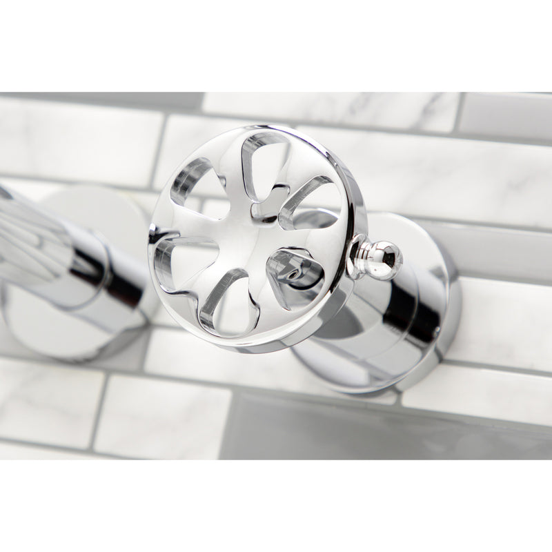 Belknap Two-Handle 3-Hole Wall Mount Roman Tub Faucet