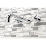 Millennium Two-Handle 3-Hole Wall Mount Roman Tub Faucet