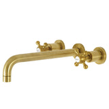Metropolitan Two-Handle 3-Hole Wall Mount Roman Tub Faucet