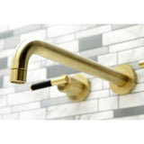 Kaiser Two-Handle 3-Hole Wall Mount Roman Tub Faucet