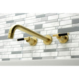 Kaiser Two-Handle 3-Hole Wall Mount Roman Tub Faucet