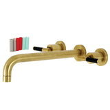 Kaiser Two-Handle 3-Hole Wall Mount Roman Tub Faucet