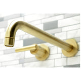 Manhattan Two-Handle 3-Hole Wall Mount Roman Tub Faucet