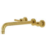 Manhattan Two-Handle 3-Hole Wall Mount Roman Tub Faucet